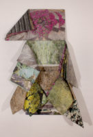 Flower Book, 48″ x 36″, photo-transfer on silk, 2022